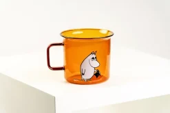 Moominpappa glazen mok 35 cl, Amber