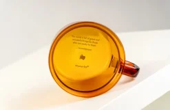 Moominpappa glazen mok 35 cl, Amber