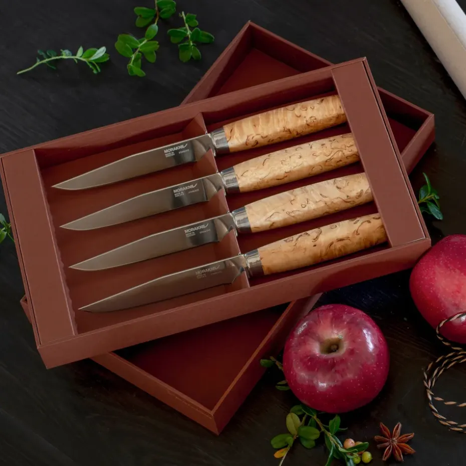 Morakniv Masur Steak Knife 4-pack, Natuur