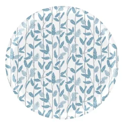 Mougli Blue dienblad Ø65 cm, Blue-white