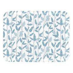 Mougli Blue dienblad 33x43 cm, Blue-white