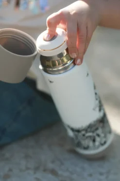 Mumin Graphic thermosfles 50 cl, Wit-zwart