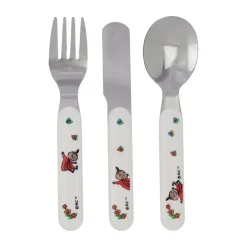 Mumin kinderbestek 3 delen, Wit