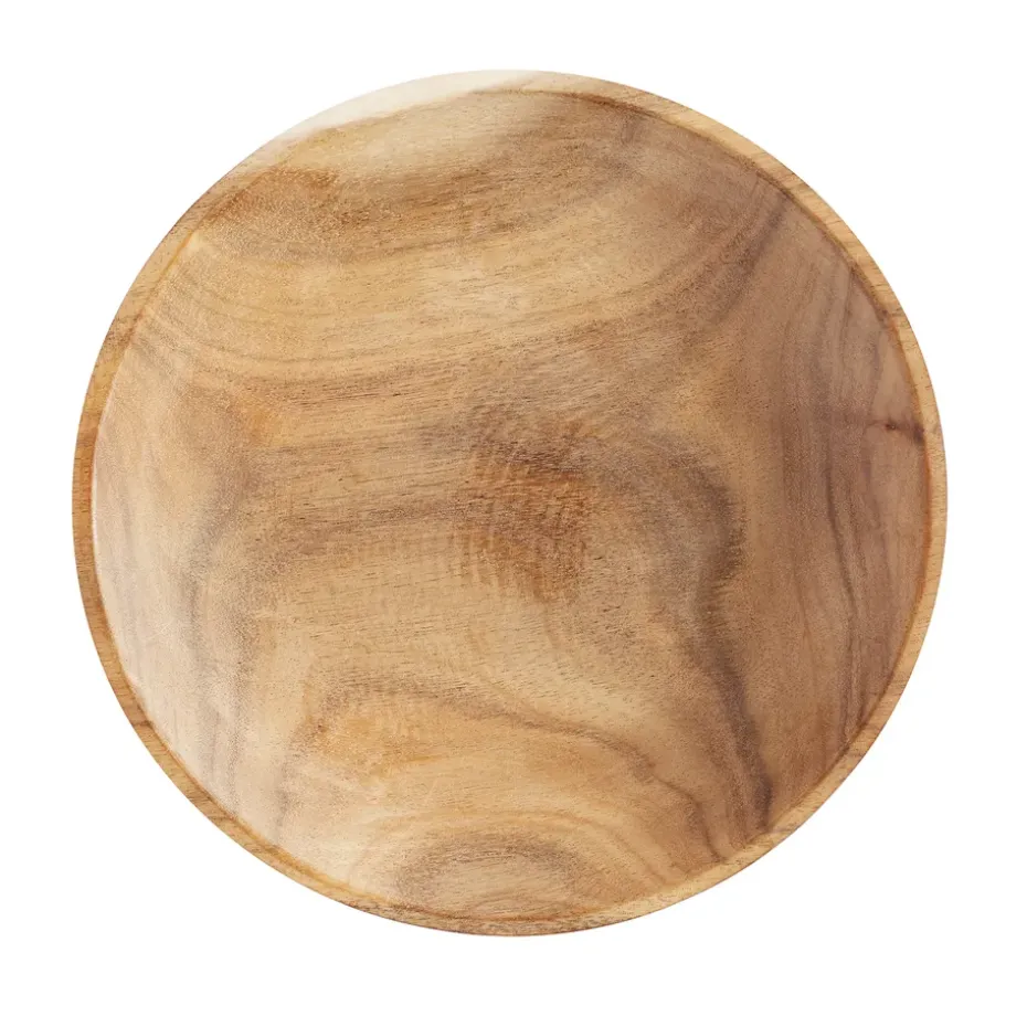 Muubs teak bord 18 cm, Natuur