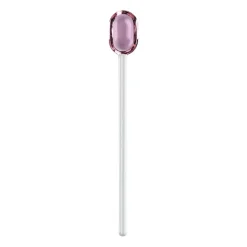 Muurla lattelepel glas 15,5 cm, Pink-clear