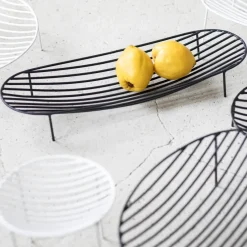 Nana fruitschaal 14,5x45 cm, Zwart