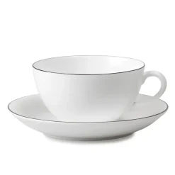 Natur theeset rond, Theekop + schotel