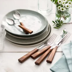 Nature bestek 24-delig, Natural wood