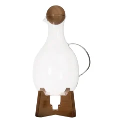 Nature glühweinkan met verwarmer 1,8 l, Transparant-bruin