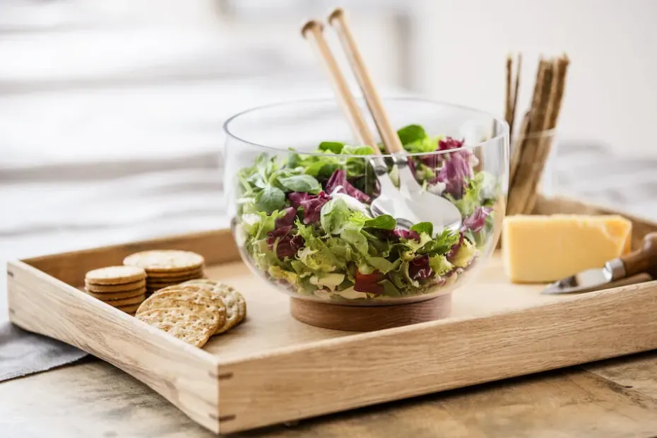 Nature saladebestek 2-pack, Eiken