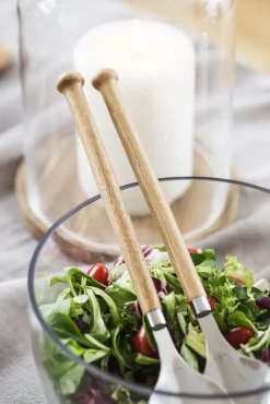 Nature saladebestek 2-pack, Eiken
