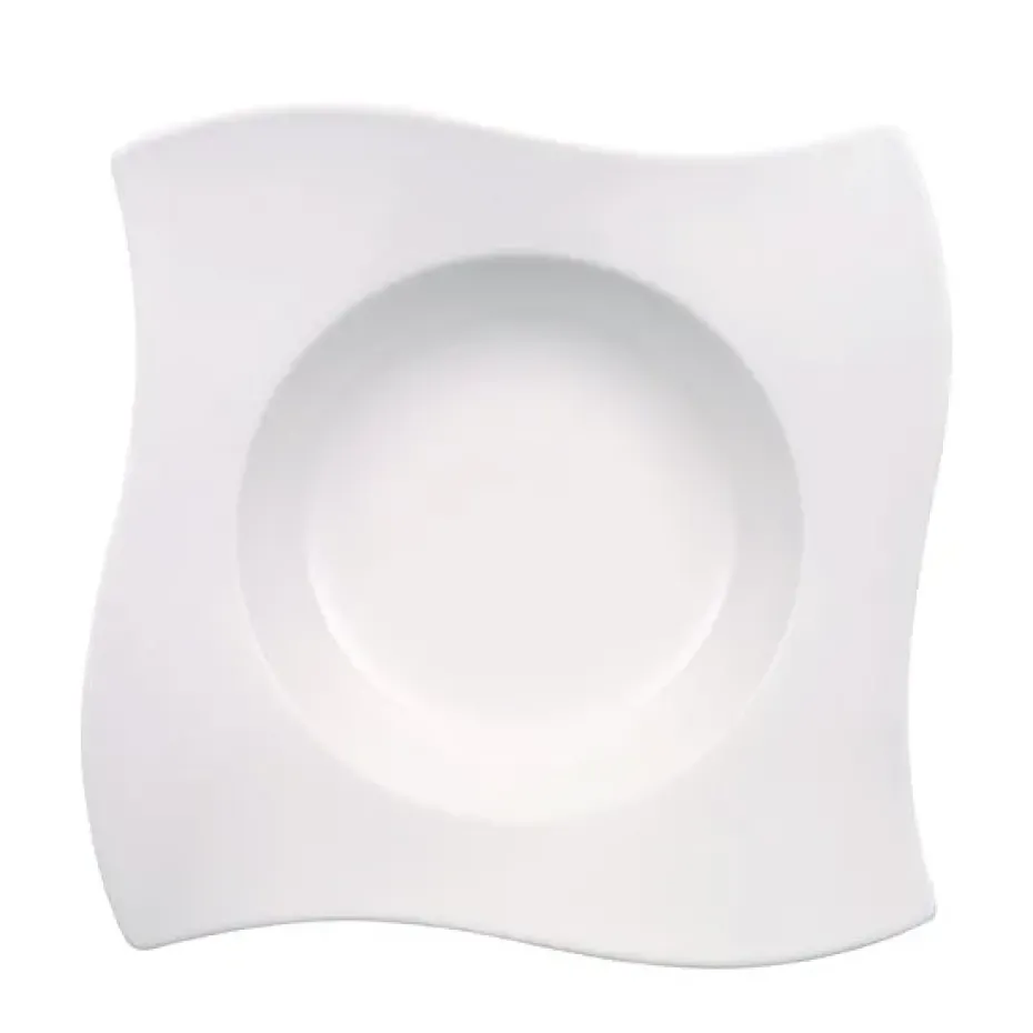 New Wave diep bord, 24 x 24 cm.