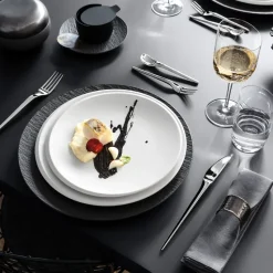 NewMoon bord 24 cm, Wit