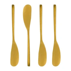 Nicolas Vahé botermes 4-pack, Antiek gouden finish