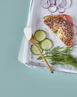 Nicolas Vahé botermes 4-pack, Antiek gouden finish