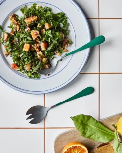 Nicolas Vahé saladebestek 2 delen, Groen