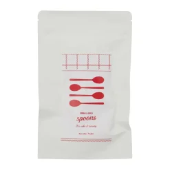 Nicolas Vahé theelepel 4-pack, Antiek gouden afwerking