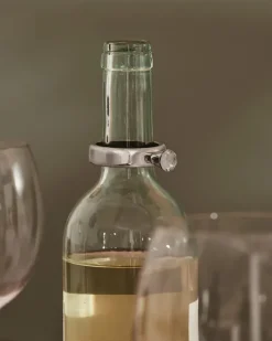 Noè druppelstop voor fles Ø4,4 cm, Roestvrij staal