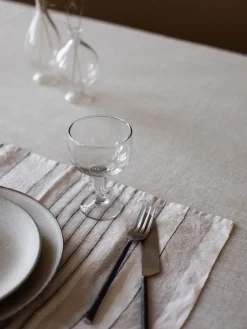 Noah linnenservet 50x50 cm, Beige streep