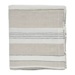 Noah tafelkleed, Beige streep, 145x330 cm
