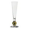 Nobel champagneglas 18 cl, Clear-gold