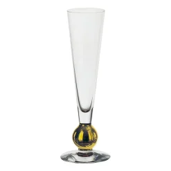 Nobel champagneglas 18 cl, Clear-gold
