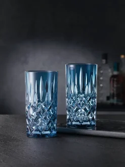 Noblesse Longdrink glas 39,5 cl 2-pack, Vintage blue