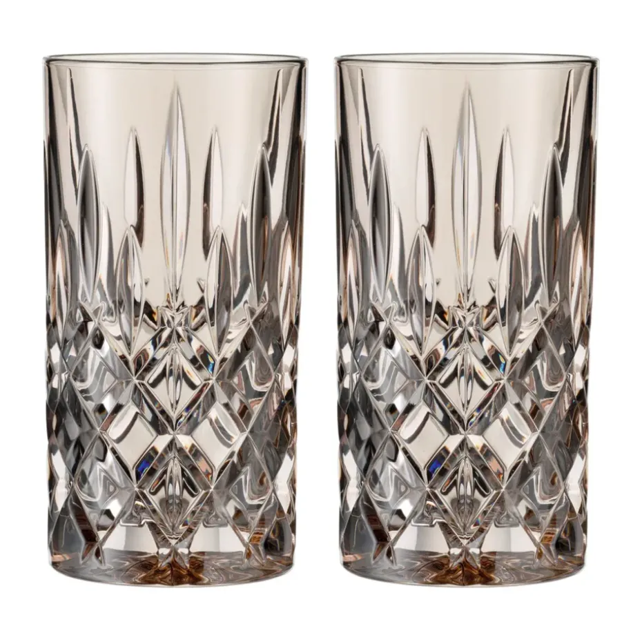 Noblesse Longdrink glas 39,5 cl 2-pack, Taupe