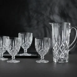 Noblesse set kan en 4 st. glazen, Helder