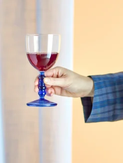 Noemi wijnglas 22 cl, Blauw