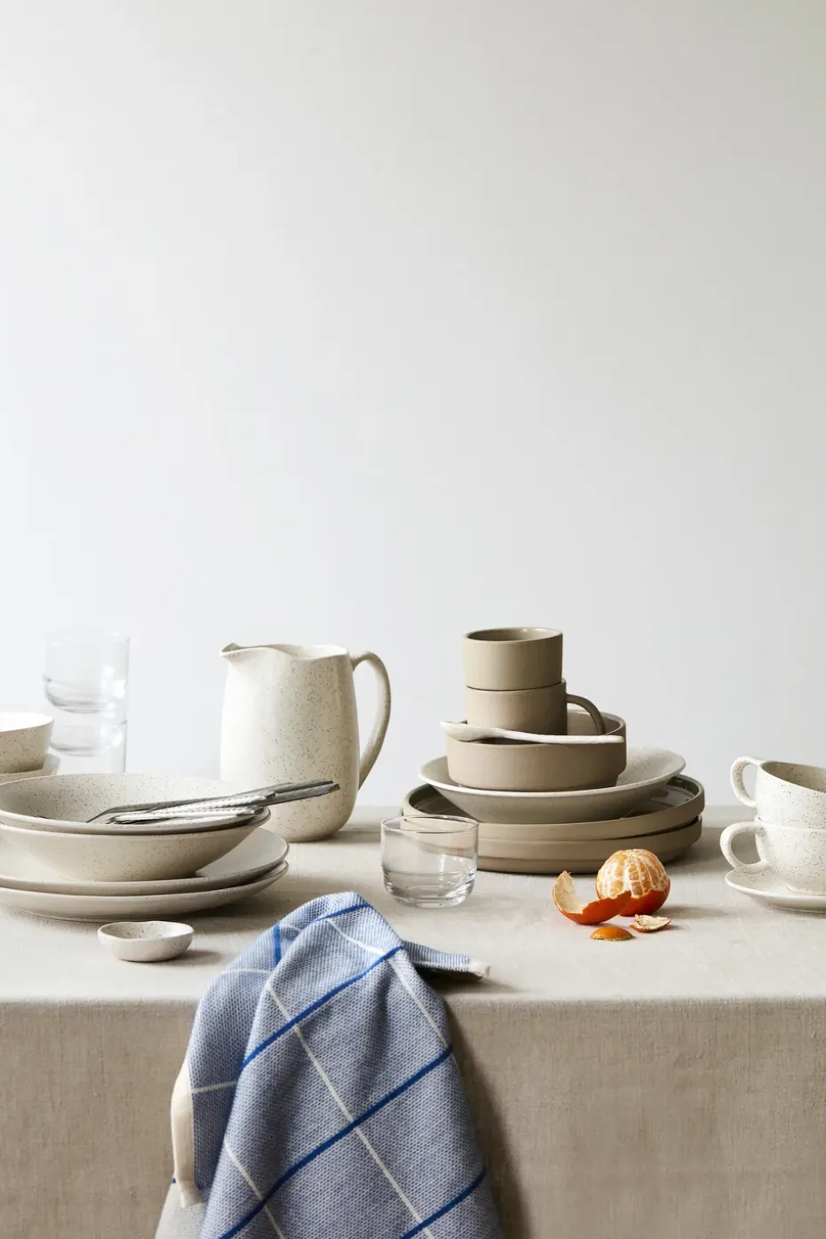 Nordic Bistro kom Ø15 cm, Raw beige