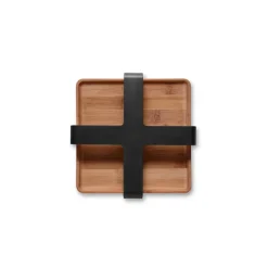 Nordic Kitchen bamboe servethouder, 19x19 cm