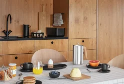 Nordic Kitchen espressokop met schotel, Zwart