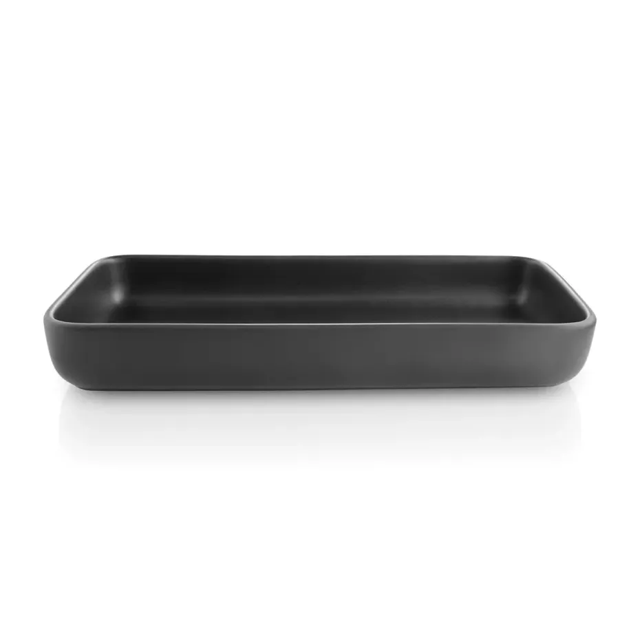 Nordic Kitchen serveerschotel 12x24 cm, Zwart