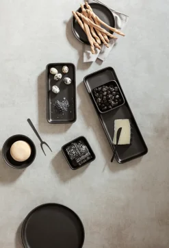 Nordic Kitchen serveerschotel 12x24 cm, Zwart