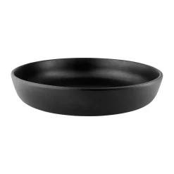 Nordic Kitchen zwarte saladeschaal, Ø25 cm