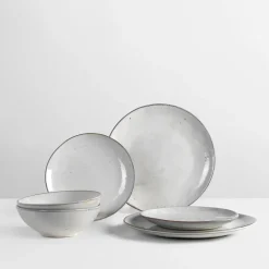 Nordic Sand dinerset voor twee, 6-delig