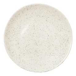 Nordic Vanilla bord Ø20 cm, Cream with grains