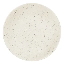 Nordic Vanilla bord Ø15 cm, Cream with grains