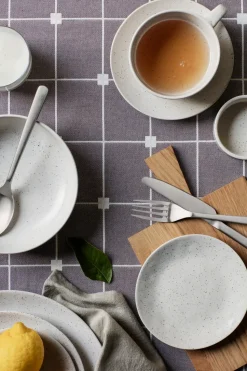 Nordic Vanilla bord Ø15 cm, Cream with grains