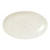 Nordic Vanilla schotel ovaal 22 cm, Cream with grains