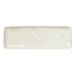 Nordic Vanilla schotel rechthoekig 12,5x35 cm, Cream with grains