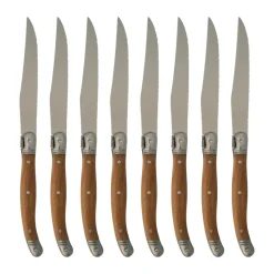 Nordwik grillmessen 8-pack, Roestvrij staal-hout