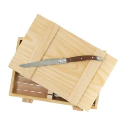 Nordwik grillmessen 8-pack, Roestvrij staal-hout