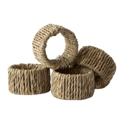 Nori servetring 4-pack, Natural