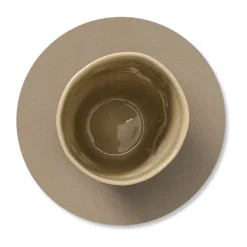Nupo onderzetter circle, Clay brown