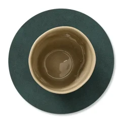 Nupo onderzetter circle, donkergroen