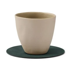 Nupo onderzetter circle keerbaar 1 St., Dark green-olive green