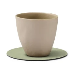 Nupo onderzetter circle keerbaar 1 St., Dark green-olive green