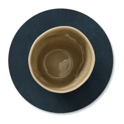 Nupo onderzetter circle keerbaar 1 St., Midnight blue-petrol